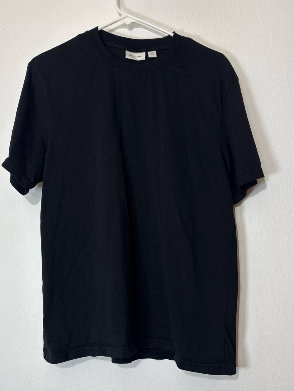 Zara Black Short Sleeve Crew Neck Tee